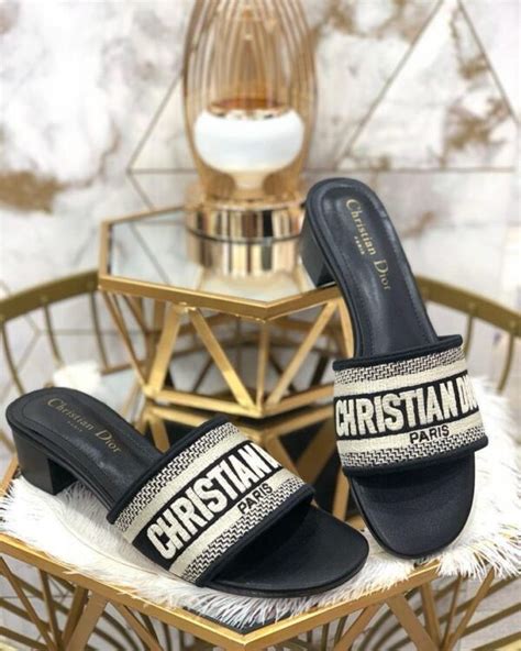 dior heeled sandals|christian dior sandals women's.